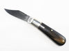 A. Wright Barlow knife (Buffalo w/ Polished blade and Crenelated Work Back)
